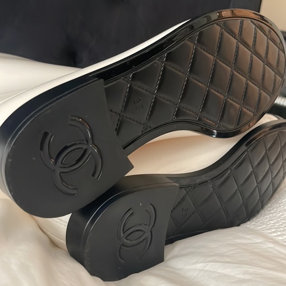 CHANEL Rain boots white 37 - Picture 11 of 15